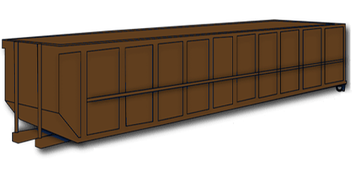 25 Yard Roll-Off Container